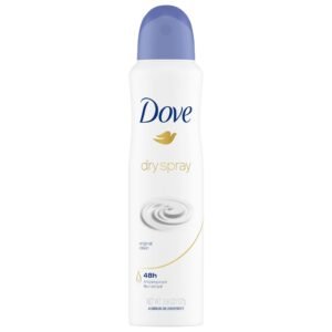 Dove Dry Spray Antiperspirant Deodorant Original Clean