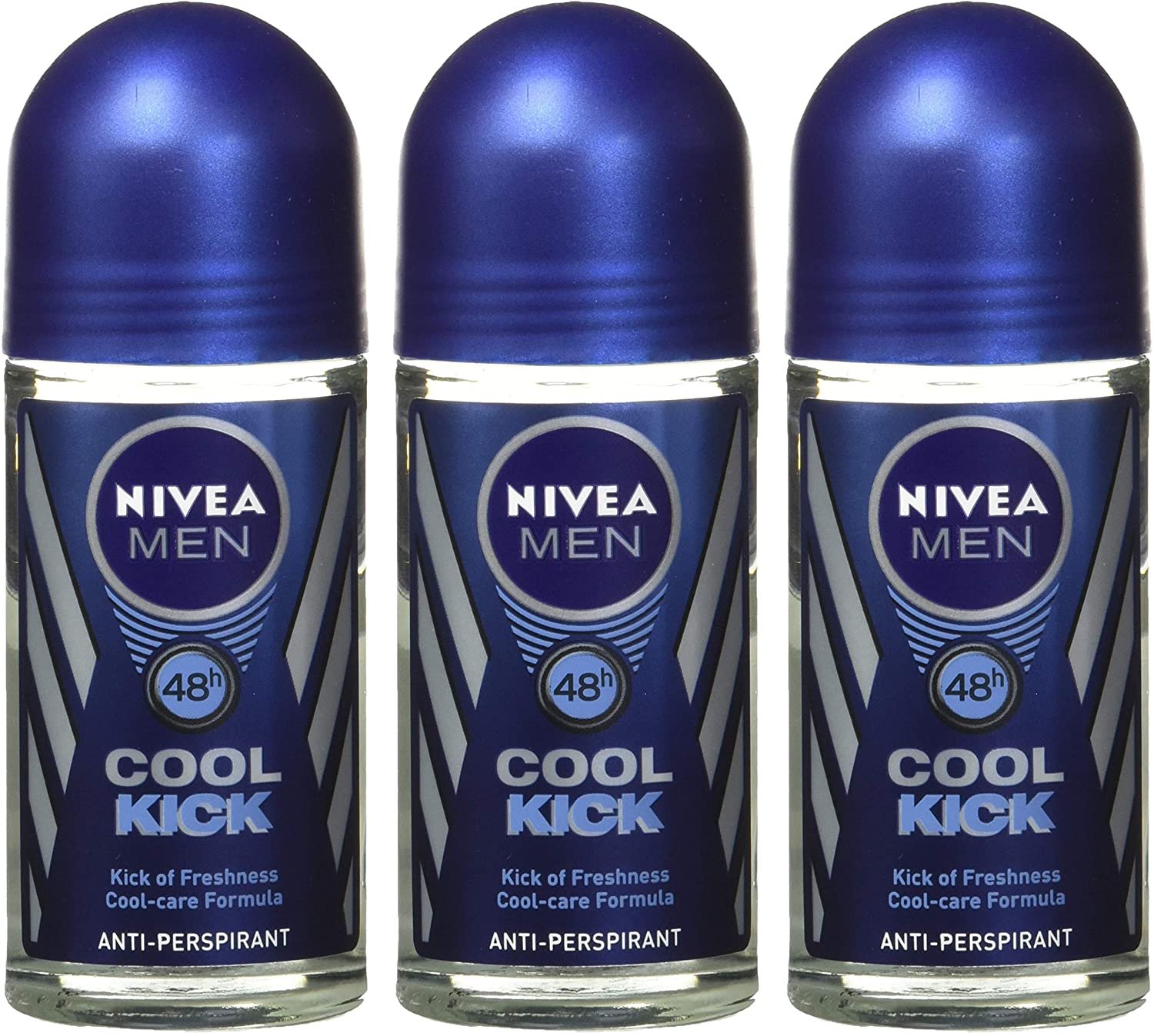 nivea for men cool kick 48 hr. anti perspirant roll on deodorant. 50 ml brkelgmbh